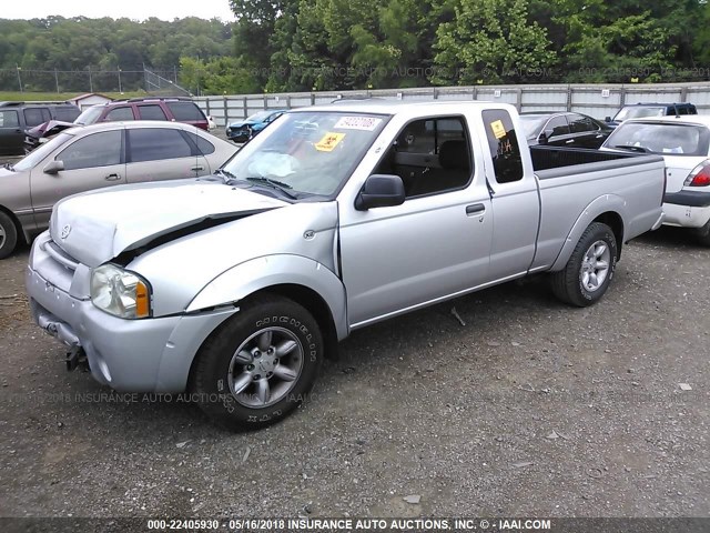 1N6DD26T44C429369 - 2004 NISSAN FRONTIER KING CAB XE SILVER photo 2