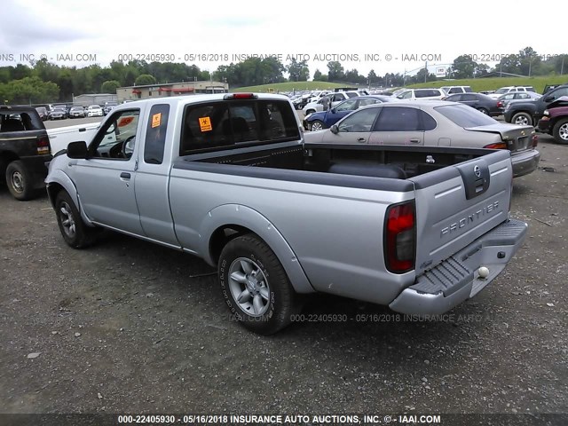 1N6DD26T44C429369 - 2004 NISSAN FRONTIER KING CAB XE SILVER photo 3