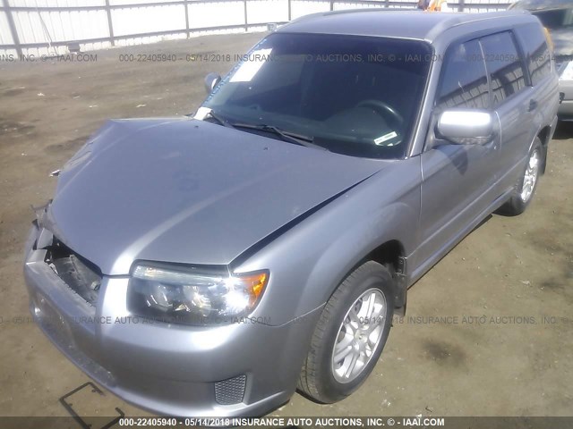 JF1SG66638H724335 - 2008 SUBARU FORESTER SPORTS 2.5X/SPORTS 2.5XT GRAY photo 2