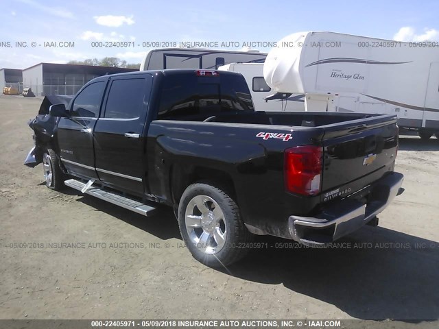 3GCUKSEJ3HG488425 - 2017 CHEVROLET SILVERADO K1500 LTZ BLACK photo 3