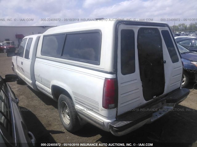 1GTEC19R6WE511776 - 1998 GMC SIERRA C1500 WHITE photo 3