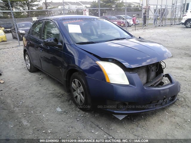 3N1AB61E18L736586 - 2008 NISSAN SENTRA 2.0/2.0S/2.0SL BLUE photo 1