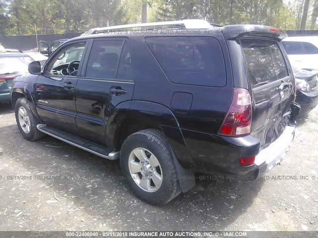 JTEBT17R630004970 - 2003 TOYOTA 4RUNNER LIMITED BLACK photo 3