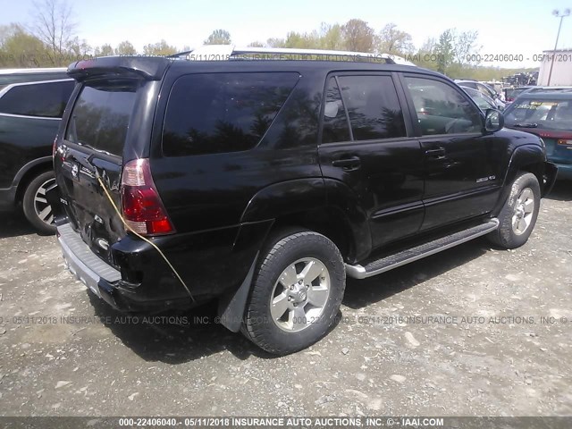 JTEBT17R630004970 - 2003 TOYOTA 4RUNNER LIMITED BLACK photo 4