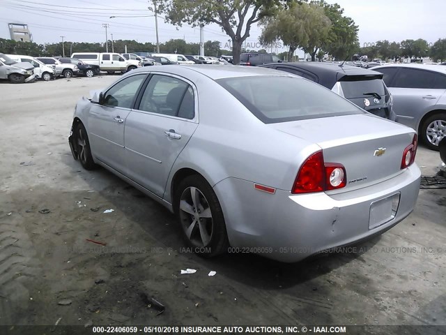 1G1ZC5EU9CF143482 - 2012 CHEVROLET MALIBU 1LT 银色 照片 3