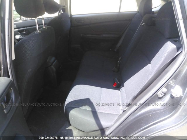 JF1GPAA65E8232773 - 2014 SUBARU IMPREZA GRAY photo 8