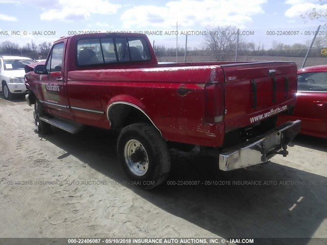 2FTHF36G2TCA48197 - 1996 FORD F350 RED photo 3