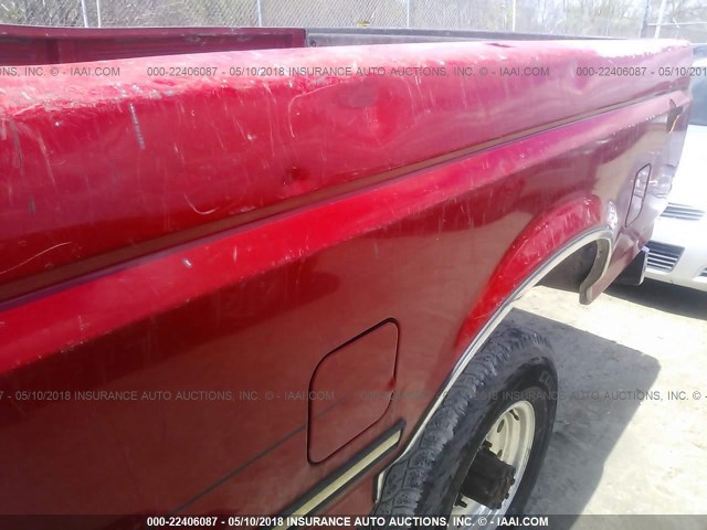 2FTHF36G2TCA48197 - 1996 FORD F350 RED photo 6
