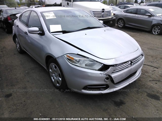 1C3CDFAA3DD106537 - 2013 DODGE DART SE/AERO SILVER photo 1