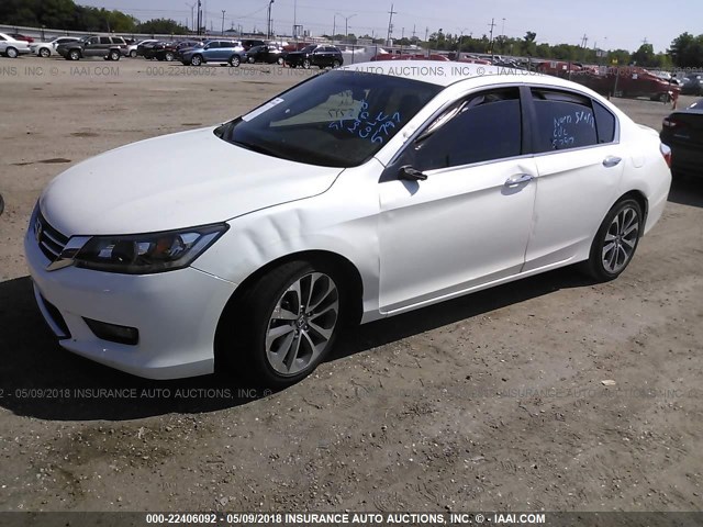 1HGCR2F59FA115797 - 2015 HONDA ACCORD SPORT 白色 照片 2