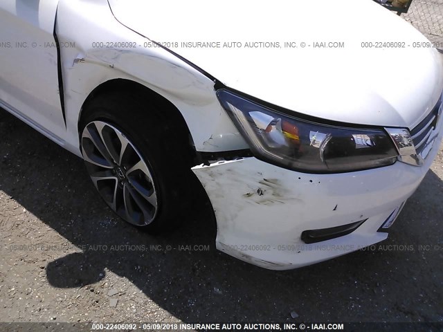 1HGCR2F59FA115797 - 2015 HONDA ACCORD SPORT 白色 照片 6