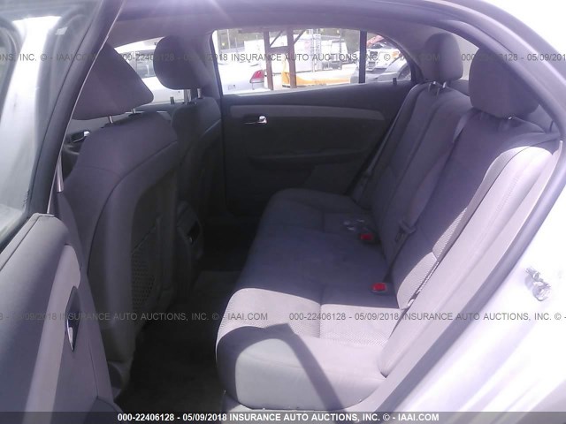 1G1ZA5E07CF399221 - 2012 CHEVROLET MALIBU LS 银色 照片 8
