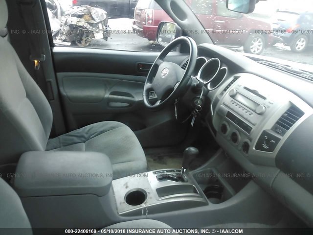 5TETX22N86Z277033 - 2006 TOYOTA TACOMA ACCESS CAB Blau Foto 5