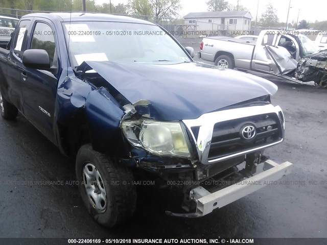 5TETX22N86Z277033 - 2006 TOYOTA TACOMA ACCESS CAB Blau Foto 6