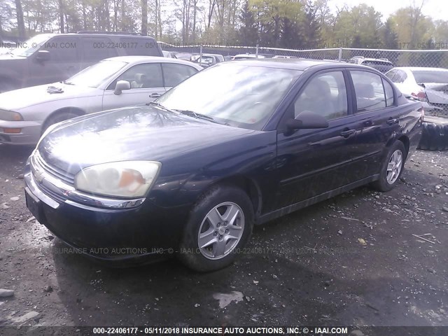 1G1ZT52865F118761 - 2005 CHEVROLET MALIBU LS 深蓝色 照片 2