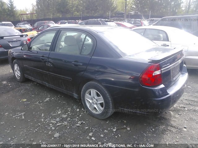 1G1ZT52865F118761 - 2005 CHEVROLET MALIBU LS 深蓝色 照片 3