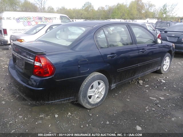 1G1ZT52865F118761 - 2005 CHEVROLET MALIBU LS 深蓝色 照片 4