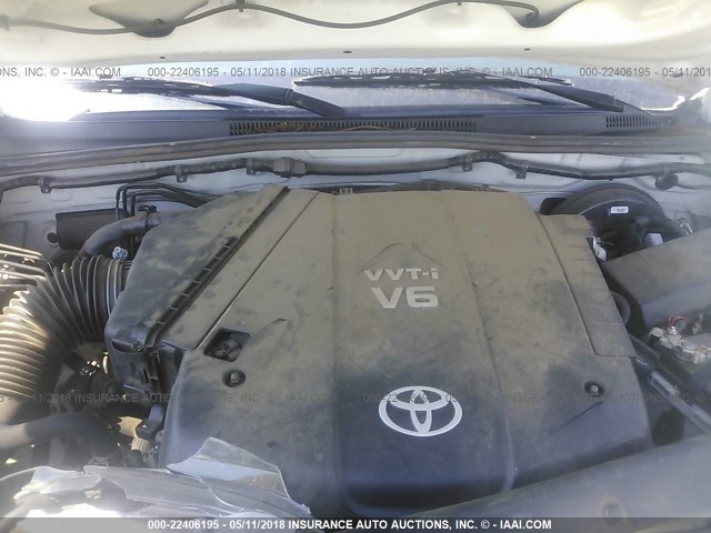 5TFLU4EN0EX089774 - 2014 TOYOTA TACOMA DOUBLE CAB 白色 照片 10