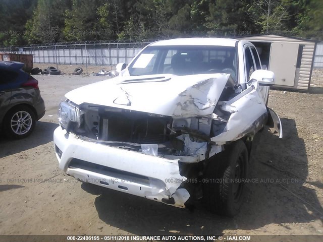 5TFLU4EN0EX089774 - 2014 TOYOTA TACOMA DOUBLE CAB 白色 照片 6