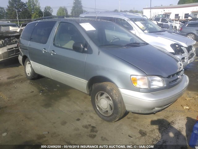 4T3ZF13C1YU182431 - 2000 TOYOTA SIENNA LE/XLE GRAY photo 1