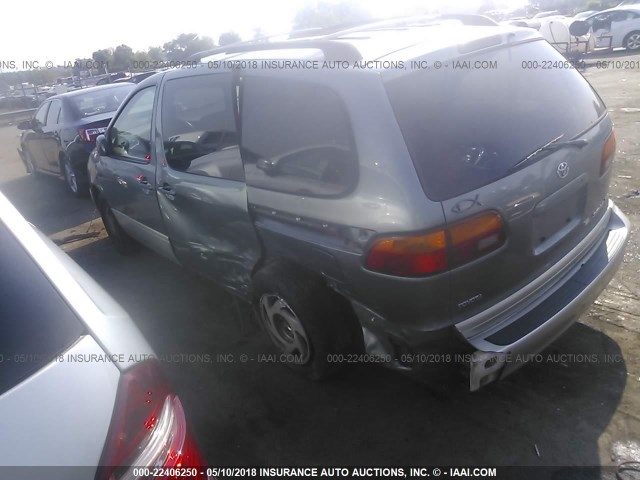 4T3ZF13C1YU182431 - 2000 TOYOTA SIENNA LE/XLE GRAY photo 3