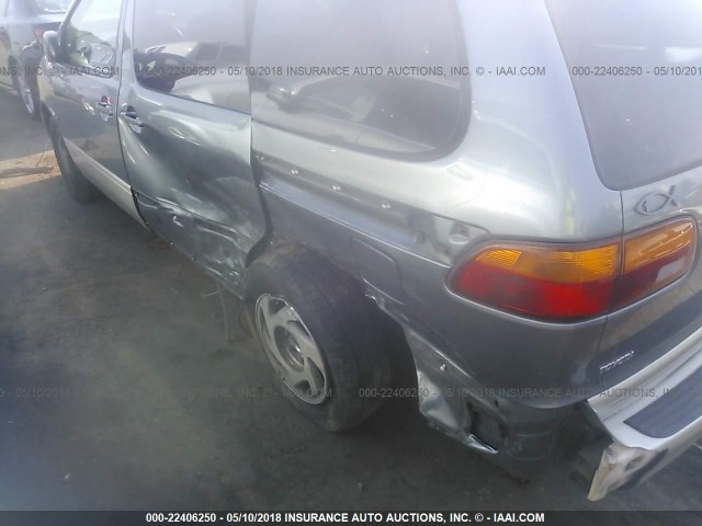 4T3ZF13C1YU182431 - 2000 TOYOTA SIENNA LE/XLE GRAY photo 6