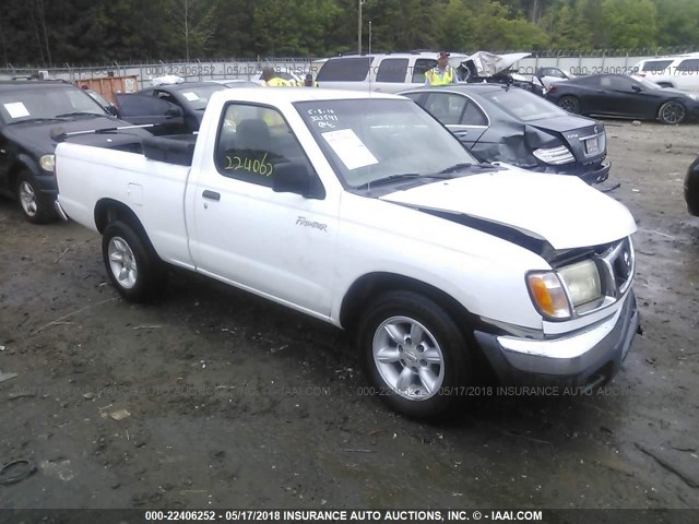 1N6DD21S1WC383033 - 1998 NISSAN FRONTIER XE WHITE photo 1