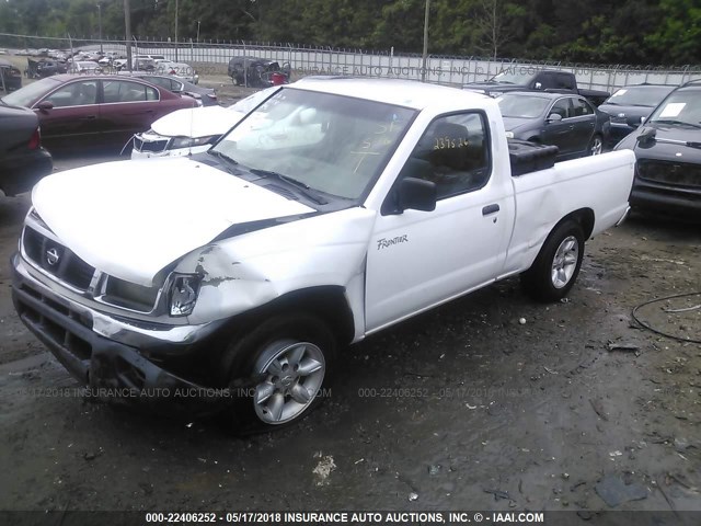 1N6DD21S1WC383033 - 1998 NISSAN FRONTIER XE WHITE photo 2