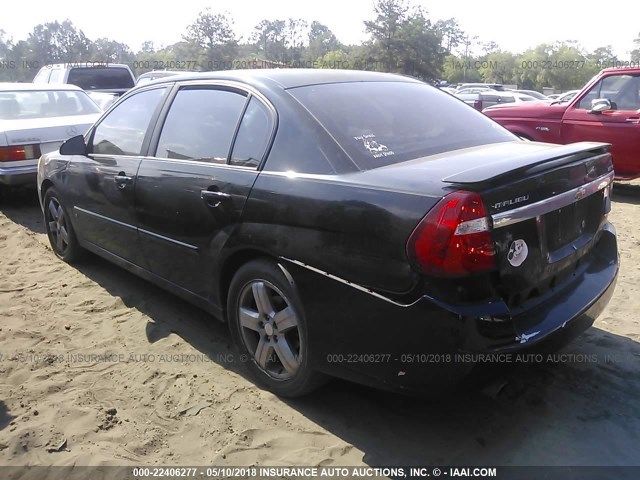 1G1ZU57NX7F215265 - 2007 CHEVROLET MALIBU LTZ BLACK photo 3