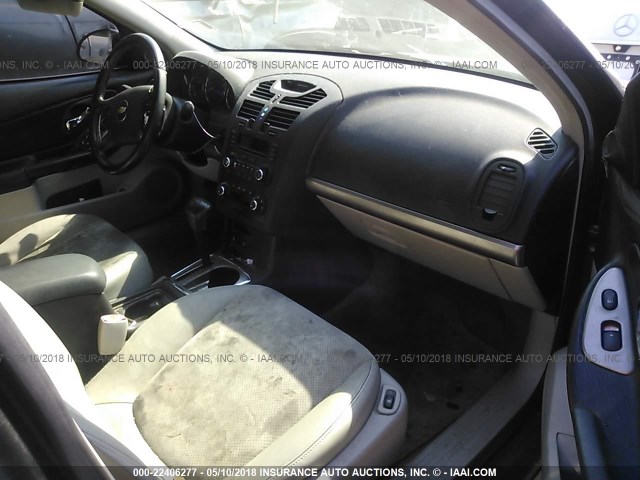 1G1ZU57NX7F215265 - 2007 CHEVROLET MALIBU LTZ BLACK photo 5