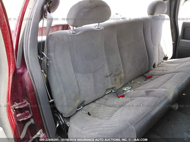 1GCEK19B35E293106 - 2005 CHEVROLET SILVERADO K1500 MAROON photo 8