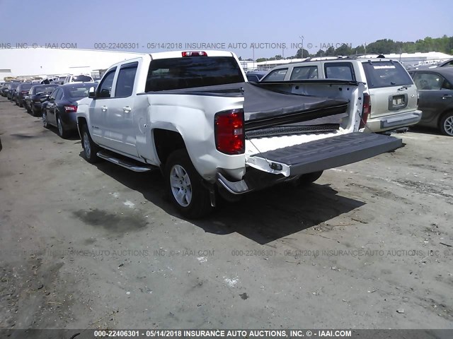 3GCPCREC7GG364256 - 2016 CHEVROLET SILVERADO C1500 LT WHITE photo 3