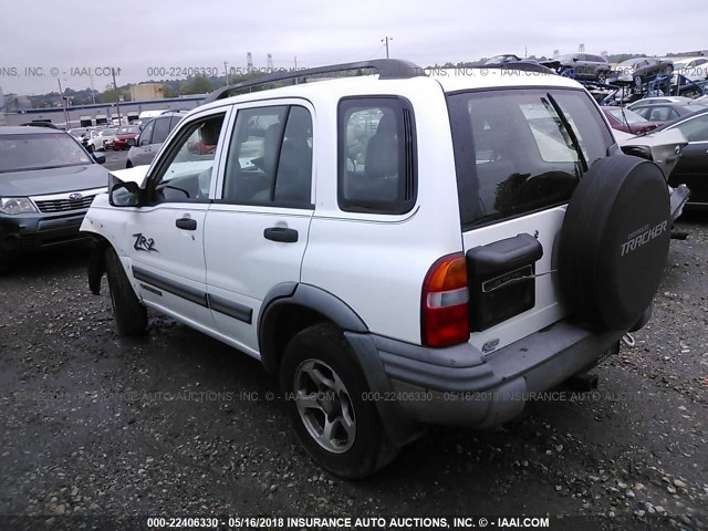 2CNBJ734836947520 - 2003 CHEVROLET TRACKER ZR2 WHITE photo 3