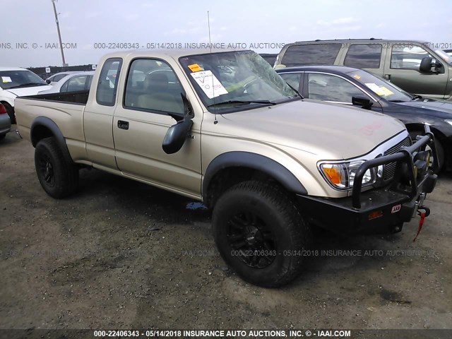 5TEWN72N04Z312886 - 2004 TOYOTA TACOMA XTRACAB TAN photo 1