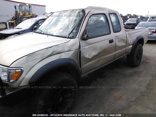 5TEWN72N04Z312886 - 2004 TOYOTA TACOMA XTRACAB TAN photo 6