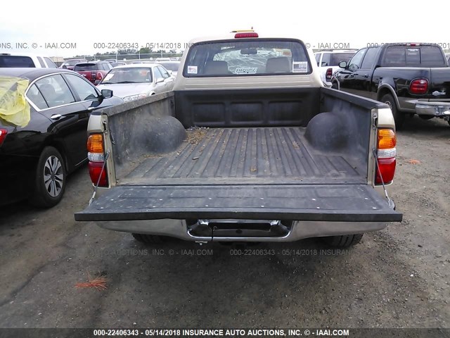 5TEWN72N04Z312886 - 2004 TOYOTA TACOMA XTRACAB TAN photo 8