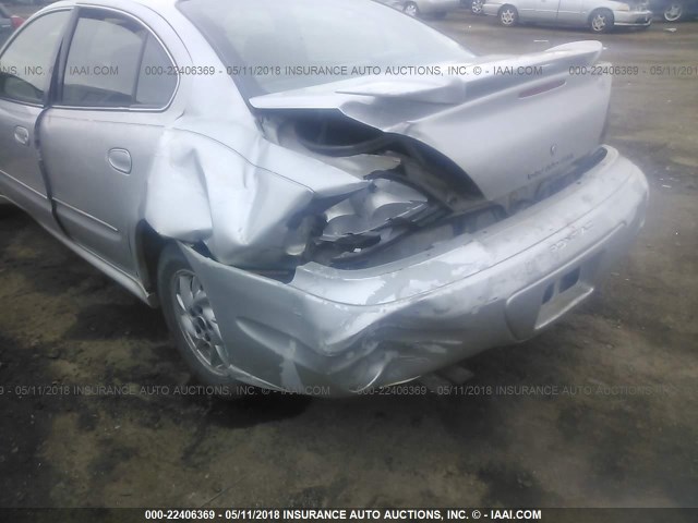 1G2NF52E54M550386 - 2004 PONTIAC GRAND AM SE1 SILVER photo 6