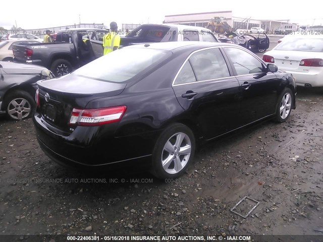 4T1BF3EK3BU725571 - 2011 TOYOTA CAMRY SE/LE/XLE 黑色 照片 4