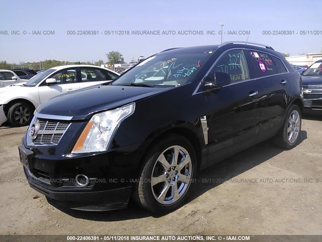 3GYFNKE40AS574024 - 2010 CADILLAC SRX PREMIUM COLLECTION BLACK photo 2