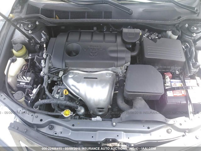4T1BF3EK6BU736001 - 2011 TOYOTA CAMRY SE/LE/XLE GRAY photo 10