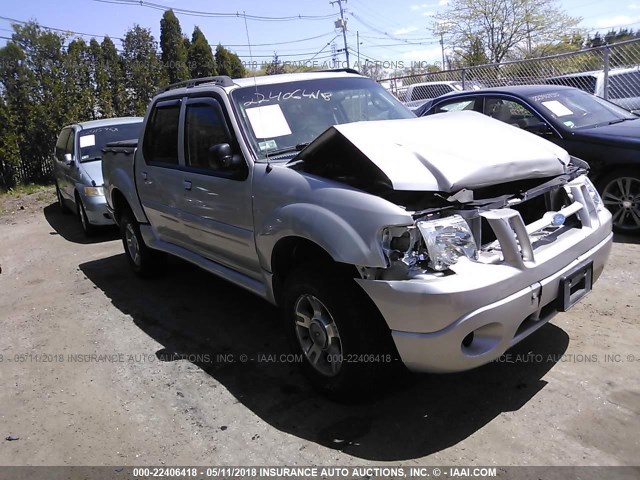 1FMDU77K84UB50888 - 2004 FORD EXPLORER SPORT TR  SILVER photo 1