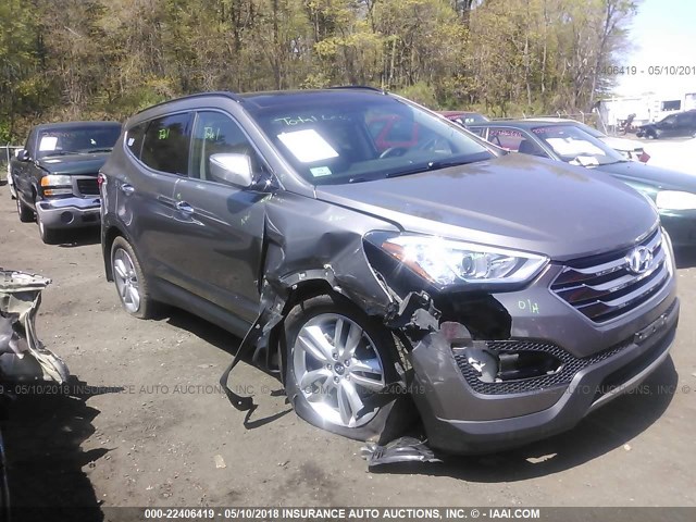 5XYZWDLA0FG246518 - 2015 HYUNDAI SANTA FE SPORT  GRAY photo 1