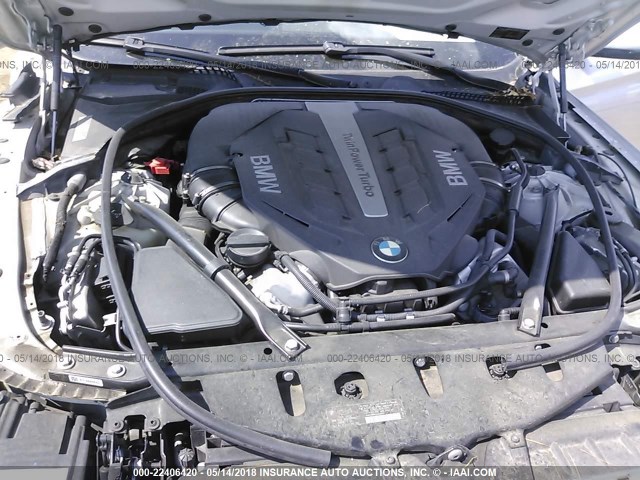 WBAKP9C5XEDZ34857 - 2014 BMW 550 XI SILVER photo 10