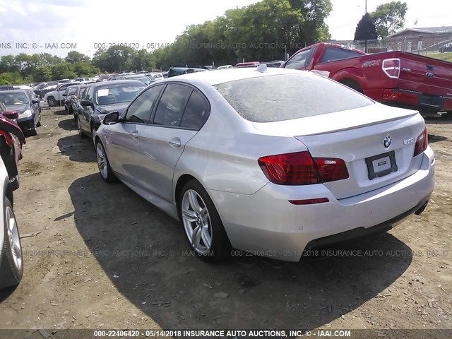 WBAKP9C5XEDZ34857 - 2014 BMW 550 XI SILVER photo 3