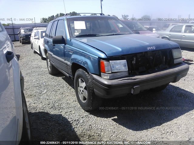 1J4GZ58S0RC300425 - 1994 JEEP GRAND CHEROKEE LAREDO BLUE photo 1