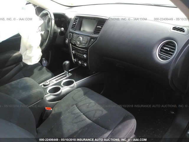 5N1AR2MMXDC625122 - 2013 NISSAN PATHFINDER S/SV/SL/PLATINUM 蓝色 照片 5