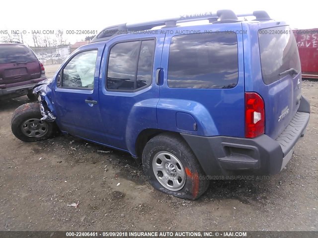 5N1AN0NW3DN826199 - 2013 NISSAN XTERRA X/S/PRO-4X BLUE photo 3