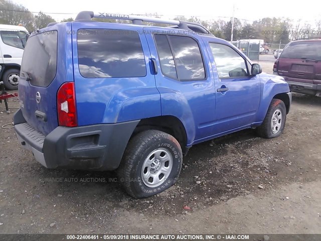 5N1AN0NW3DN826199 - 2013 NISSAN XTERRA X/S/PRO-4X BLUE photo 4