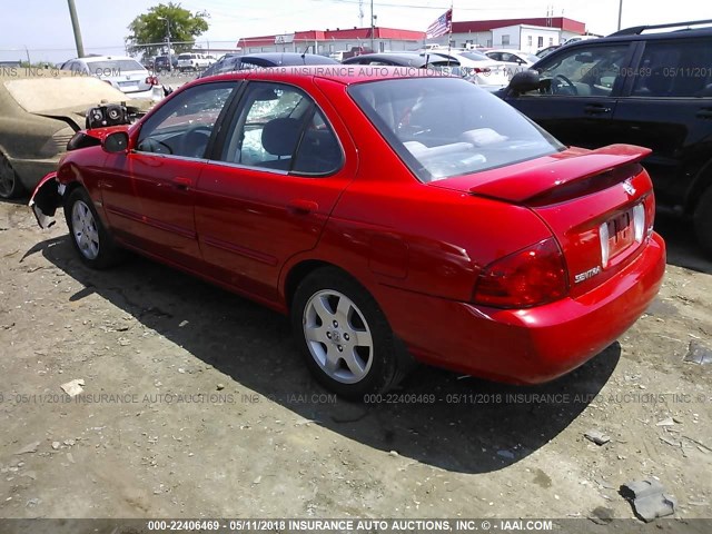 3N1CB51D46L463215 - 2006 NISSAN SENTRA 1.8/1.8S RED photo 3