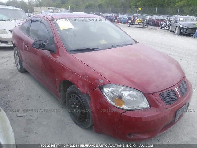 1G2AN18B177125242 - 2007 PONTIAC G5 GT RED photo 6